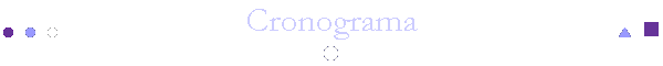 Cronograma