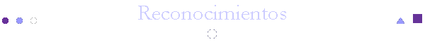 Reconocimientos